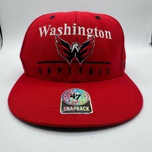 Red Washington Capitals '47 Snapback Hat NHL